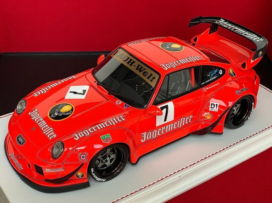 Porsche 911 RWB (Jaegermeister) [Davis & Giovanni] 1/18 scale