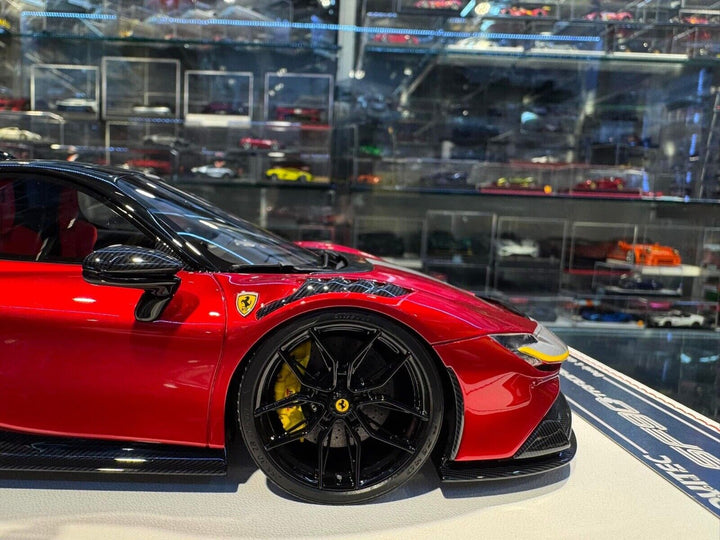 Ferrari SF90 Stradale NOVITEC (Metallic Red) [Davis & Giovanni] 1/18 scale