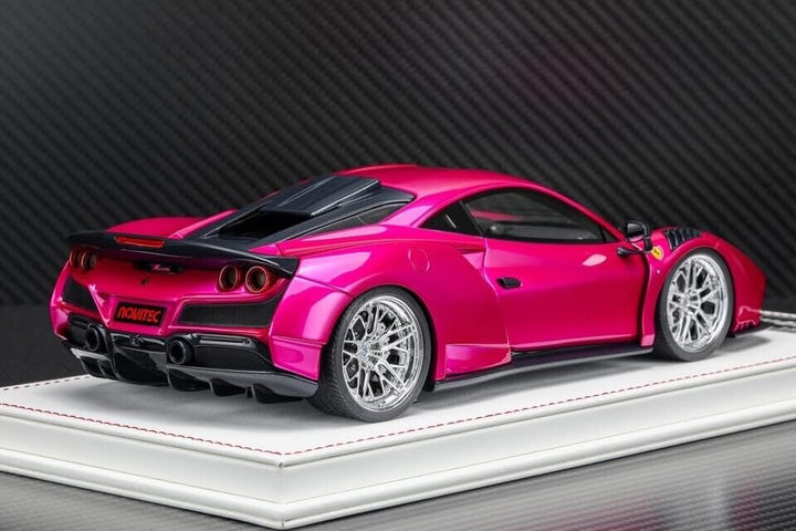 Ferrari F8 Tributo N-LARGO NOVITEC (Flash Pink) [Davis & Giovanni] 1:18 scale