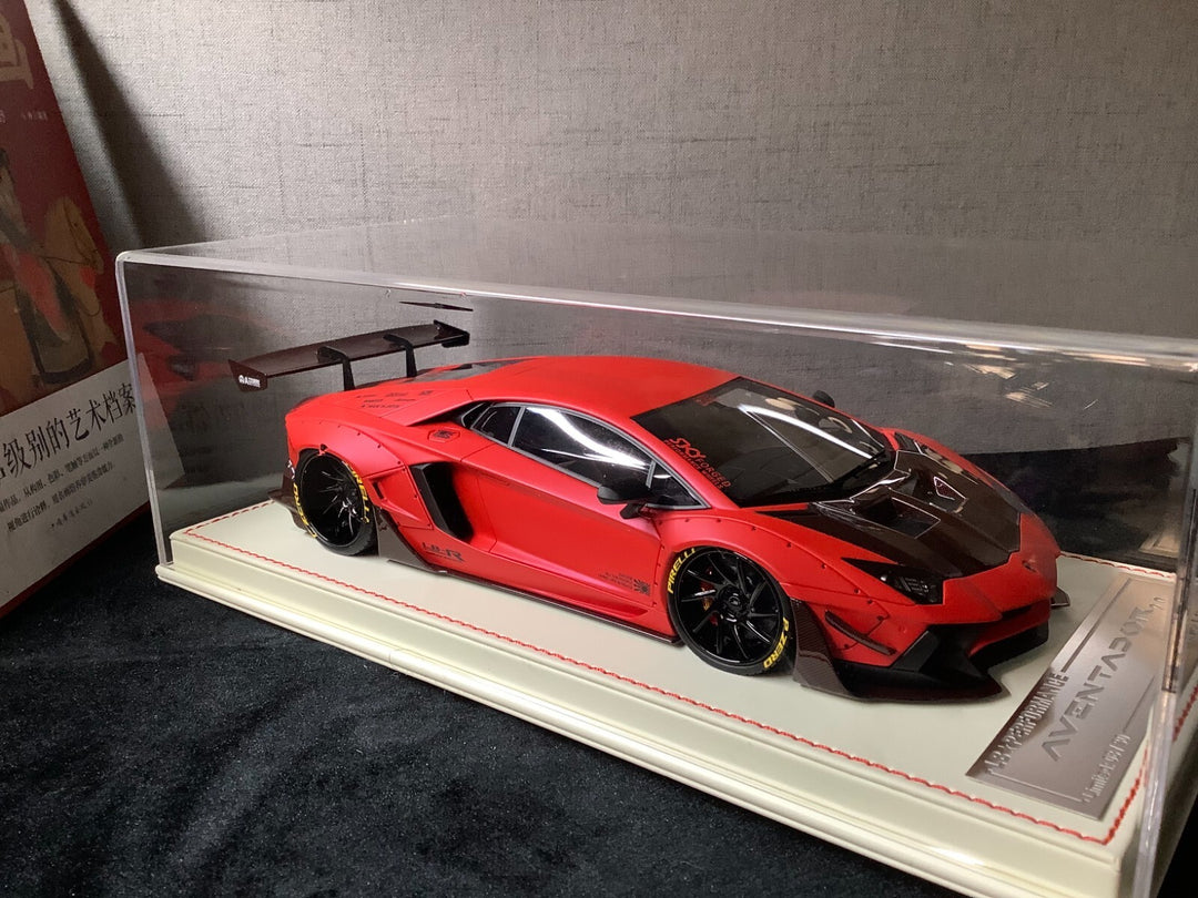 Lamborghini Aventador 2.0 LBWK (Matt Red) [Davis & Giovanni] 1/18 scale