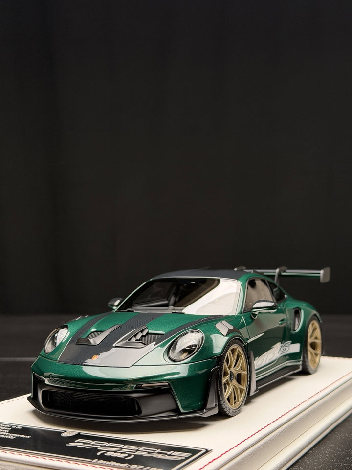 Porsche 911 GT3 RS (Metallic Dark Green) [Davis & Giovanni] 1:18 scale