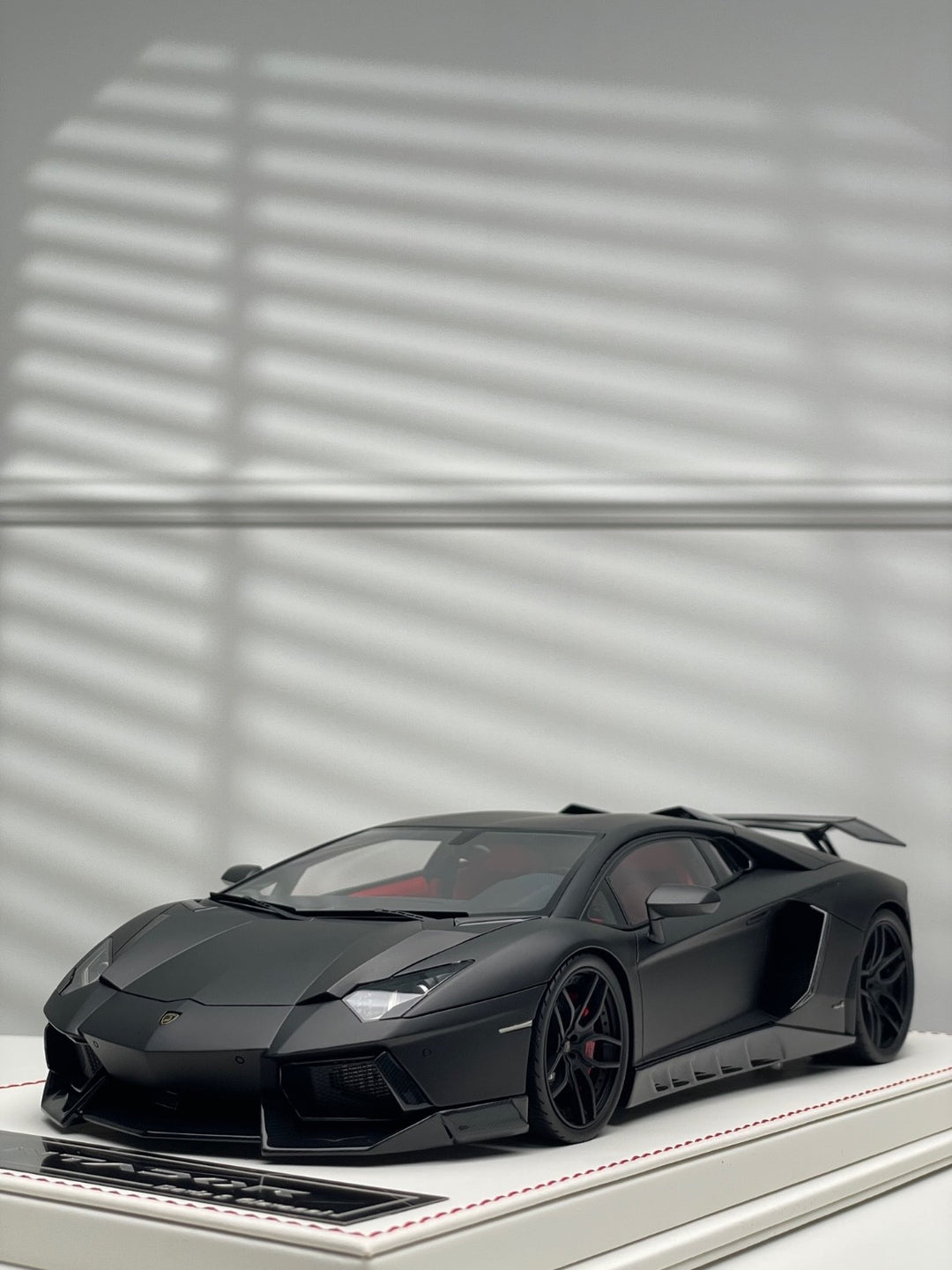 Lamborghini Aventador NOVITEC (Matte Black) [Davis & Giovanni] 1/18 scale 1 OF 1