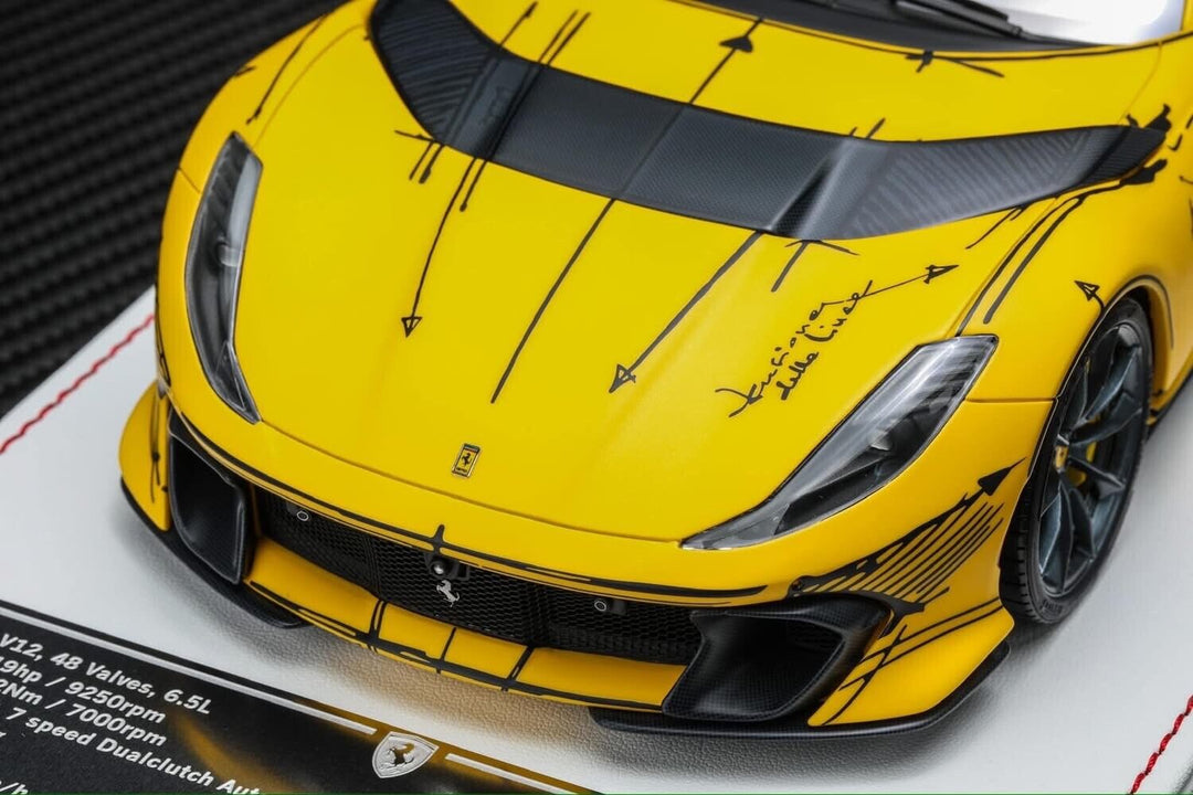Ferrari 812 Competizione ("Blank Sheet") [Davis & Giovanni] 1:18 scale