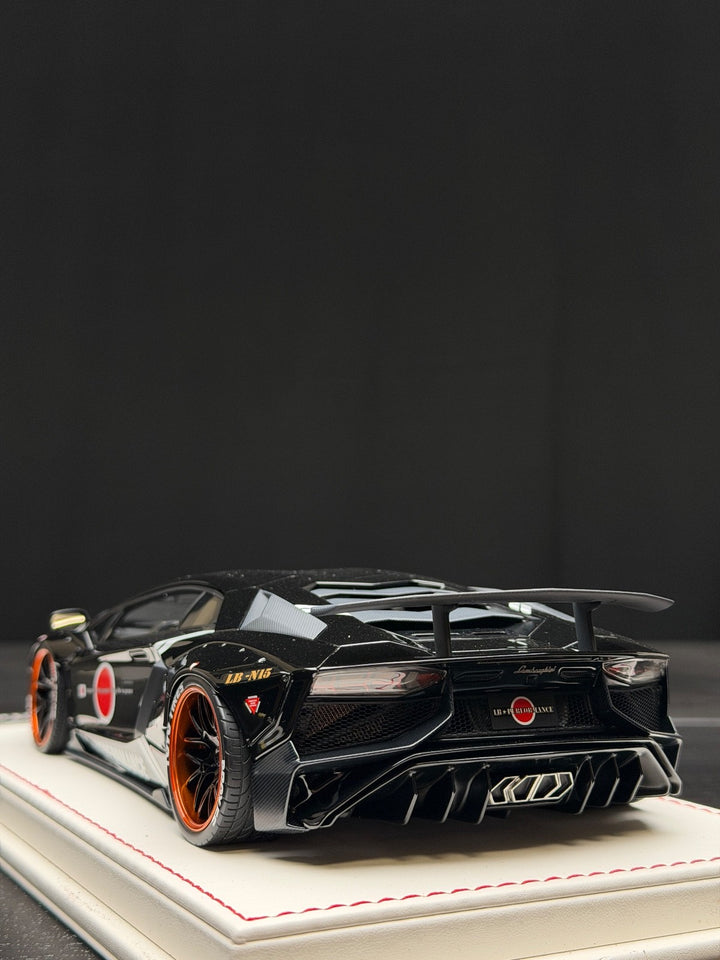 Lamborghini Aventador SV LBWK (Black Zero Fighter) [Davis & Giovanni] 1/18 scale