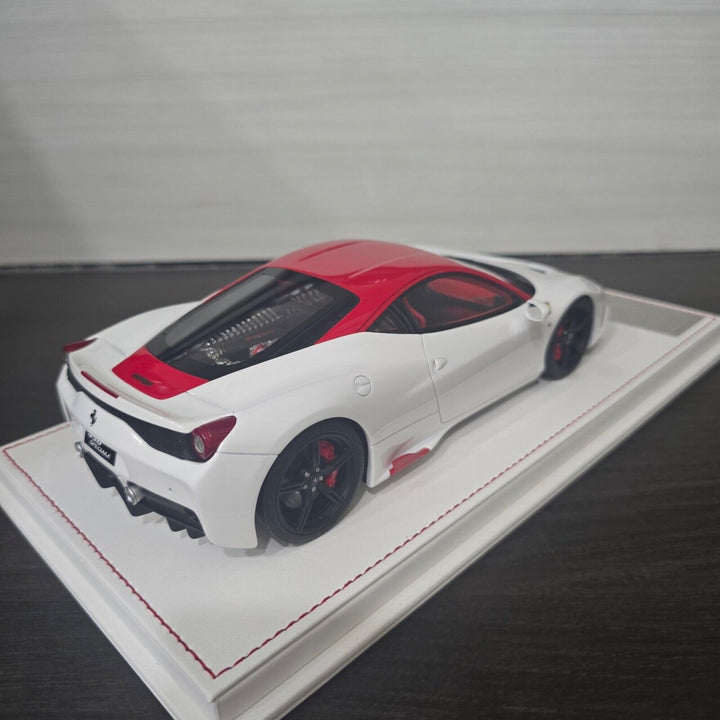 Ferrari 458 Speciale (White/ Red) [Davis & Giovanni] 1:18 scale