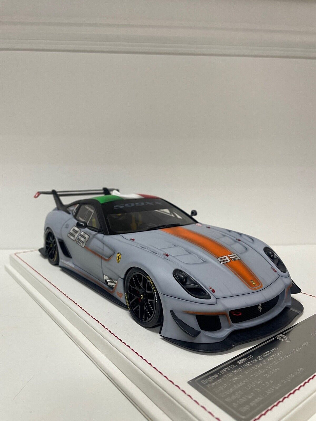 Ferrari 599XX Evo (Matt Dark Gray) [Davis & Giovanni] 1/18 scale