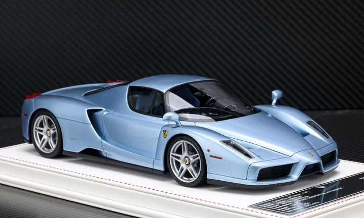 Ferrari Enzo (Ice Blue/ Blue Interior) [Davis & Giovanni] 1:18 scale
