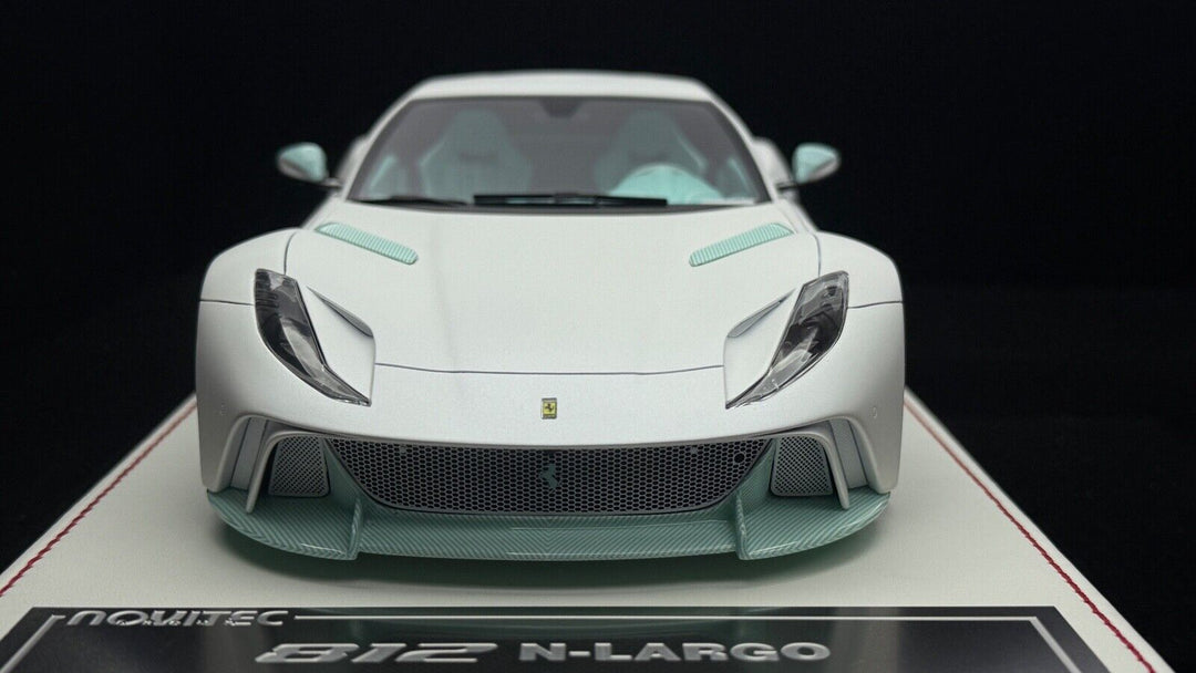 Ferrari 812 N-LARGO NOVITEC (Matt White) [Davis & Giovanni] 1:18 scale 1 OF 1