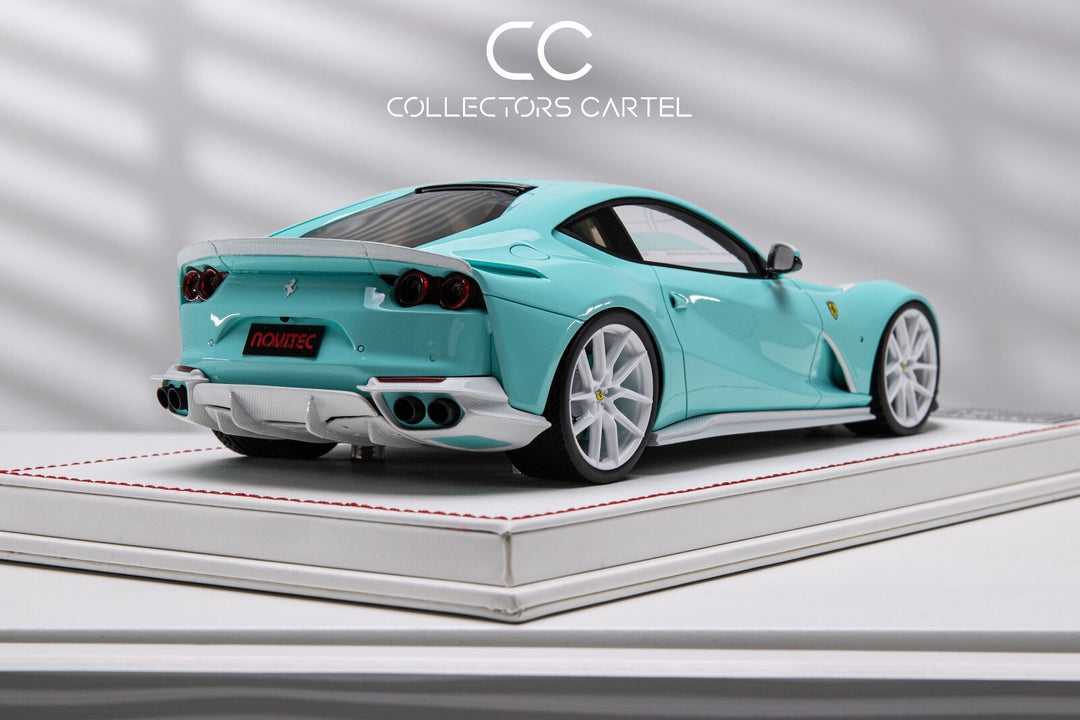 Ferrari 812 Superfast NOVITEC (TurqoiseBlue/White Carbon)[Davis & Giovanni] 1:18