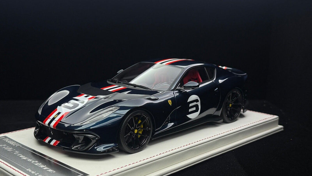 Ferrari 812 Competizione NOVITEC (Met Blue)[Davis & Giovanni] 1/18 scale- 1 OF 1