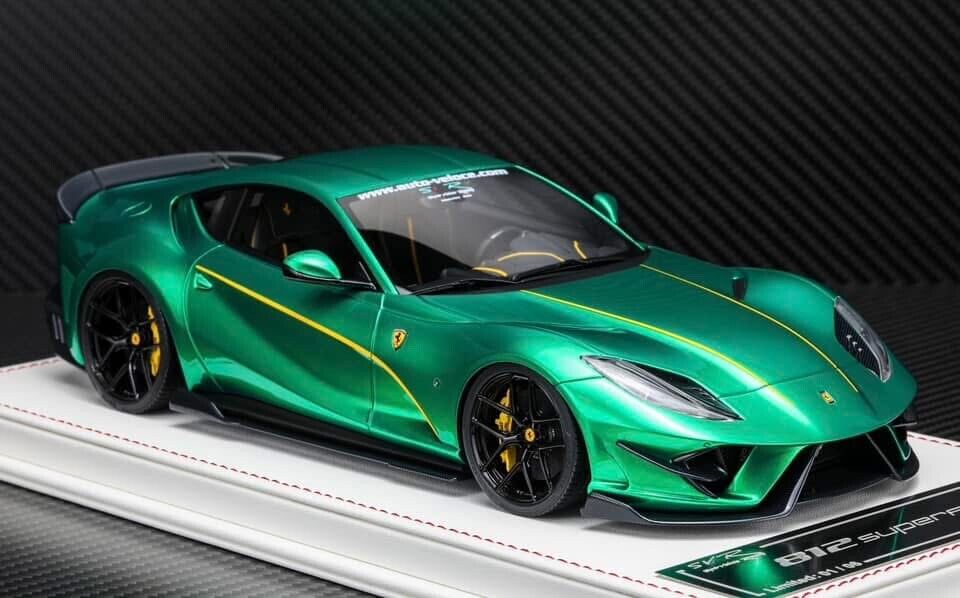 Ferrari 812 Superfast SVR (Chrome Green) [Davis & Giovanni] 1:18 scale