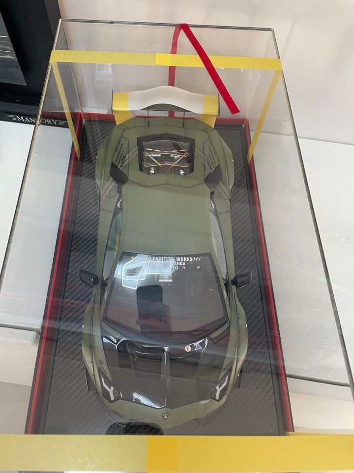 Lamborghini Aventador 2.0 LBWK(Matt Green Zero Zen)[Davis & Giovanni] 1/12 scale