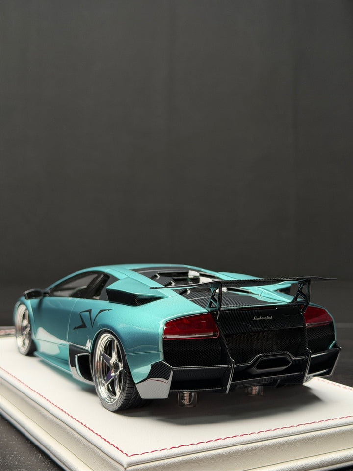 Lamborghini Murcielago LP670-4 SV (Met Light Blue) [Davis & Giovanni] 1:18 scale
