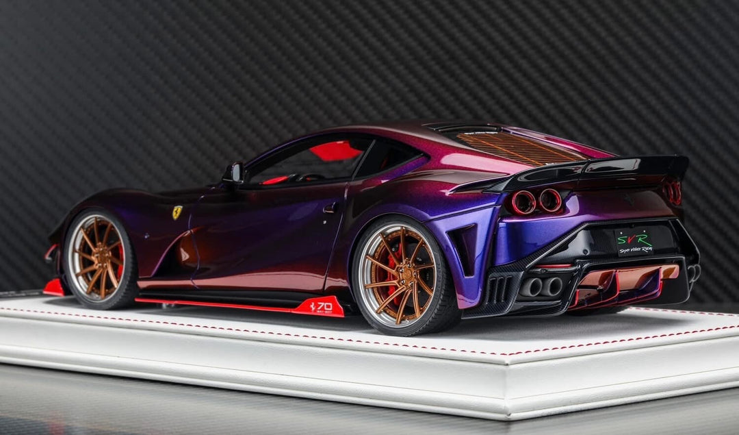 Ferrari 812 SuperfastSVR (Chameleon Purple) [Davis & Giovanni] 1:18 scale