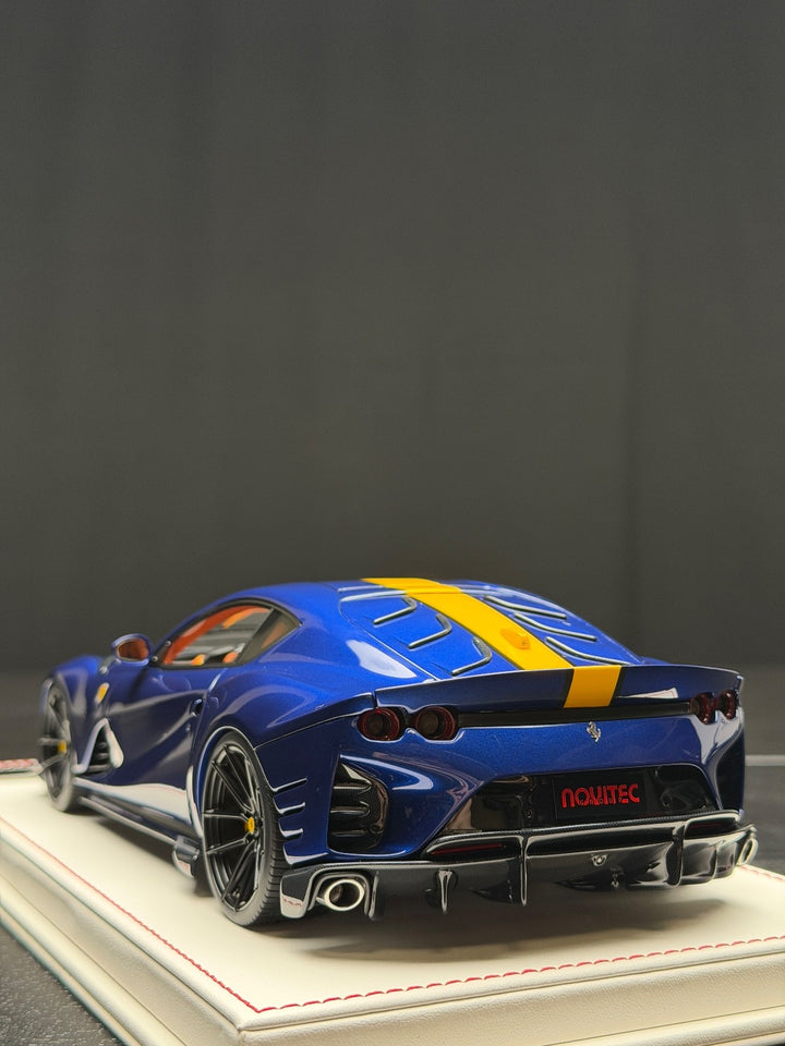 Ferrari 812 Competizione NOVITEC (Metallic Blue) [Davis & Giovanni] 1:18 scale