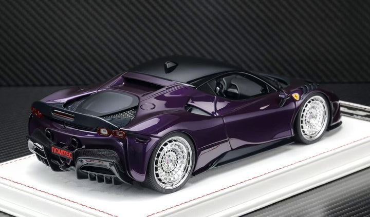 Ferrari SF90 Stradale NOVITEC (Metallic Purple) [Davis & Giovanni] 1:18 scale