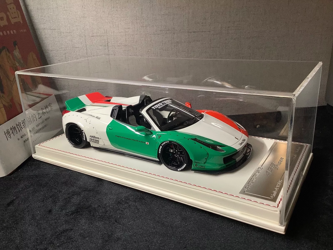 Ferrari 458 Spider LBWK (Italy Edition) [Davis & Giovanni] 1/18 scale