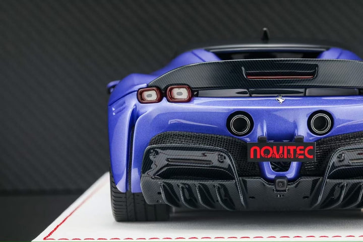 Ferrari SF90 Stradale NOVITEC (Metallic Blue) [Davis & Giovanni] 1:18 scale