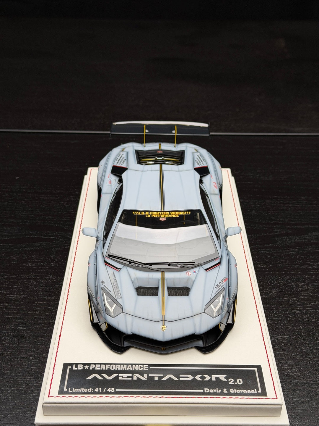 Lamborghini Aventador 2.0 LBWK (Matte Gray) [Davis & Giovanni] 1/18 scale