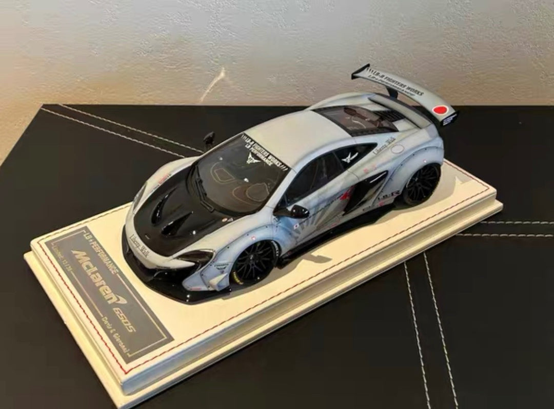 McLaren 650S LBWK (Matte Military Gray) [Davis & Giovanni] 1:18 scale