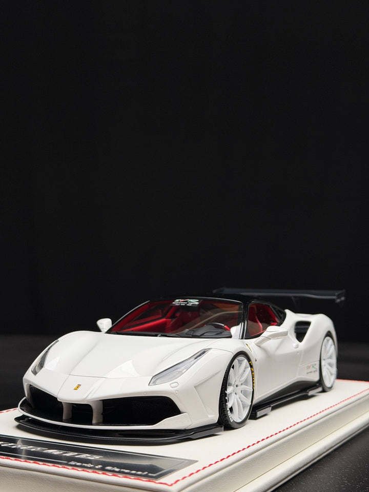Ferrari 488 GTB SVR (White) [Davis & Giovanni] 1:18 scale - 1 OF 1