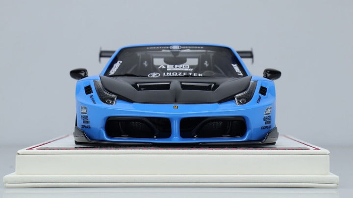 Ferrari 458 Spider GT LBWK (Blue) [Davis & Giovanni] 1/18 scale