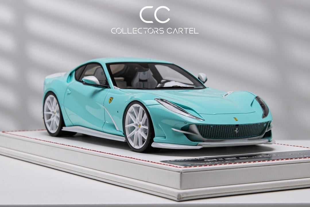 Ferrari 812 Superfast NOVITEC (TurqoiseBlue/White Carbon)[Davis & Giovanni] 1:18