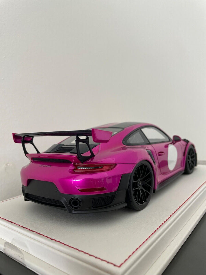 Porsche 911 GT2RS (Metallic Pink/ Black) [Davis & Giovanni] 1/18 scale