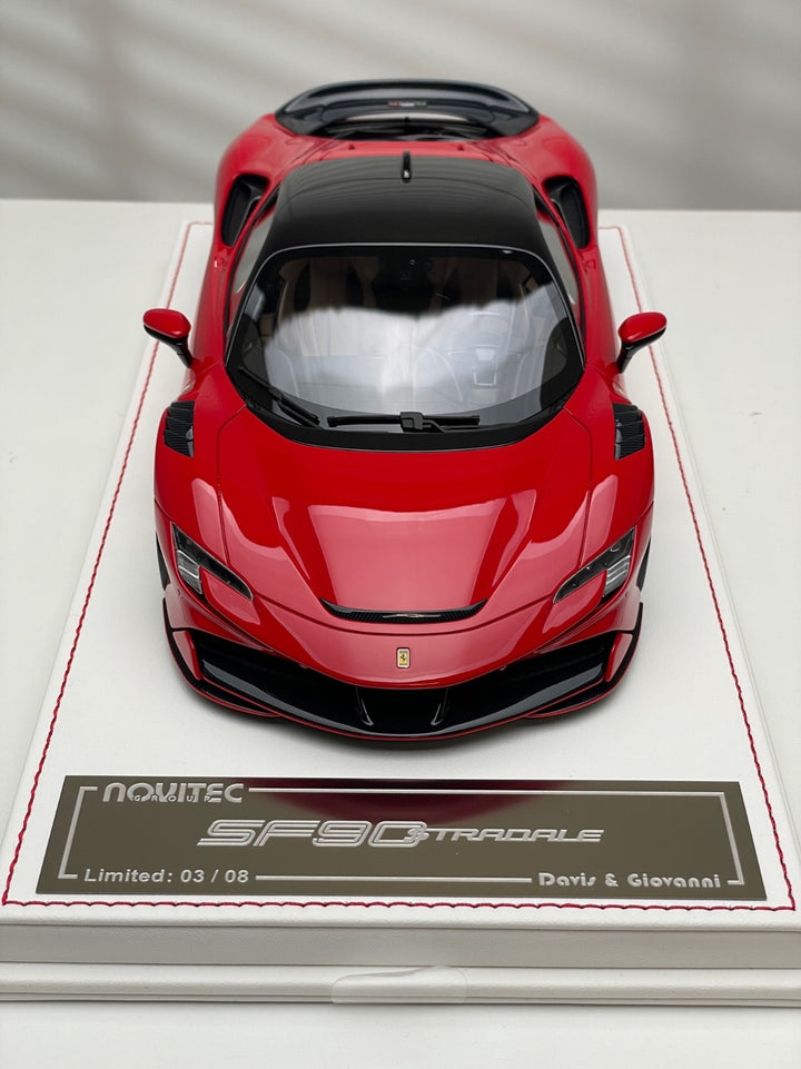 Ferrari SF90 Stradale NOVITEC (Rosso Corsa) [Davis & Giovanni] 1:18 scale
