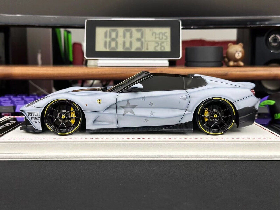 Ferrari F12 TRS (Matt Military Gray) [Davis & Giovanni] 1/18 scale