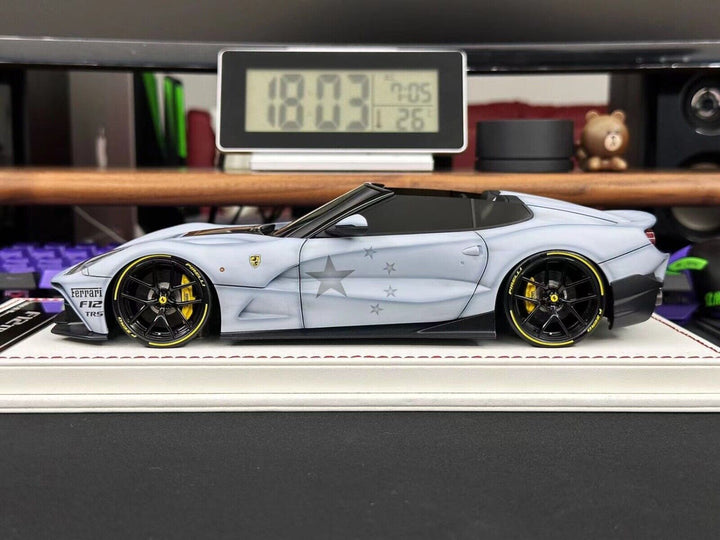 Ferrari F12 TRS (Matt Military Gray) [Davis & Giovanni] 1/18 scale