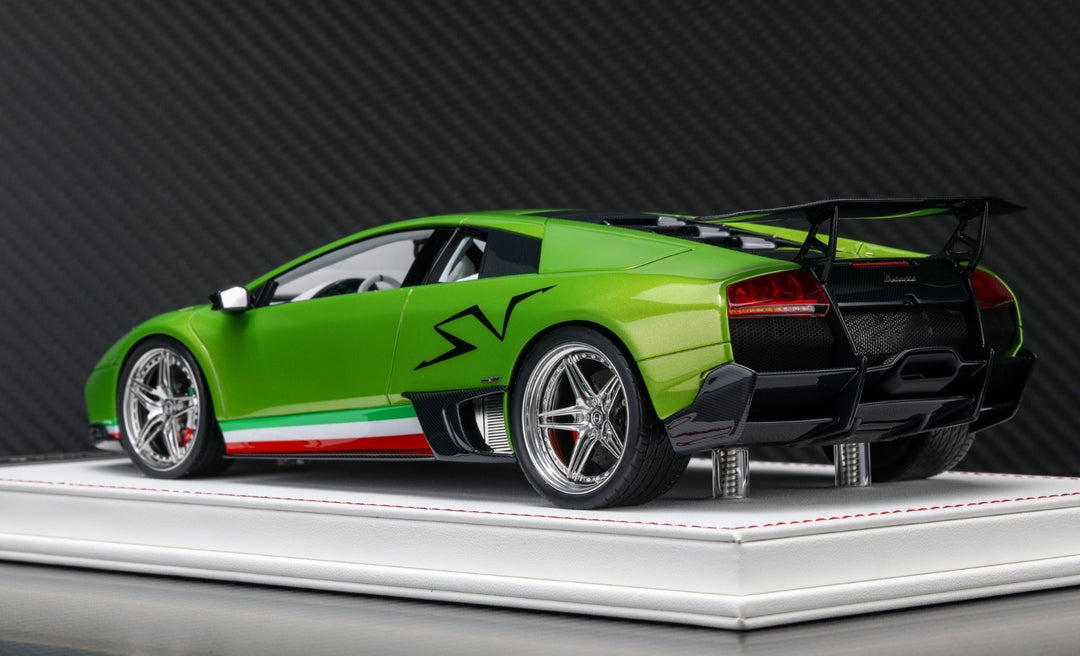 Lamborghini Murcielago SV (Green/ Italy Stripe) [Davis & Giovanni] 1:18 scale