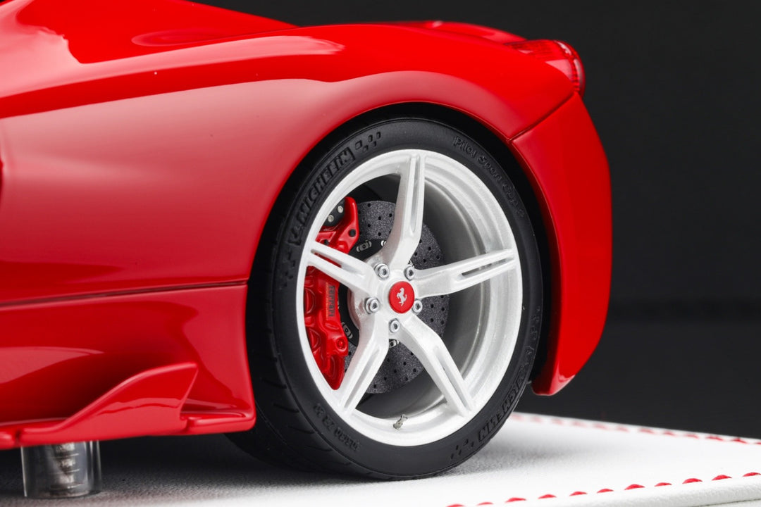 Ferrari 458 Speciale (Red/ White Stripes) [Davis & Giovanni] 1/18 scale