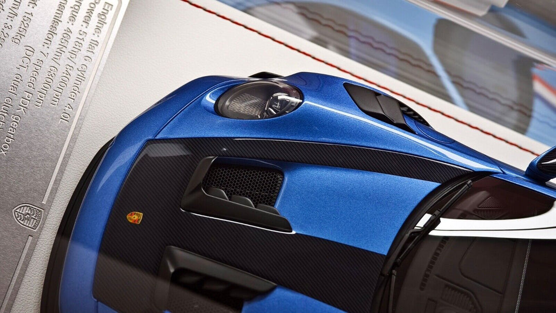 Porsche 911 GT3RS (Metallic Blue) [Davis & Giovanni] 1/18 scale
