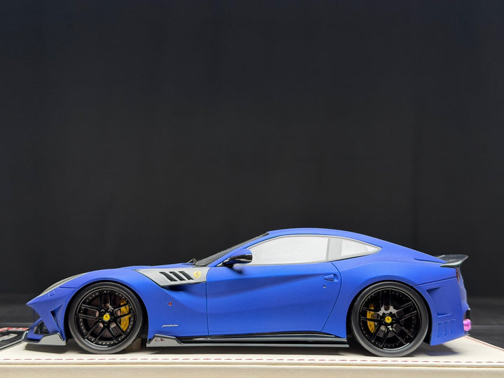 Ferrari F12 Berlinetta SVR (Matte Blue) [Davis & Giovanni] 1:18 scale - 1 OF 1