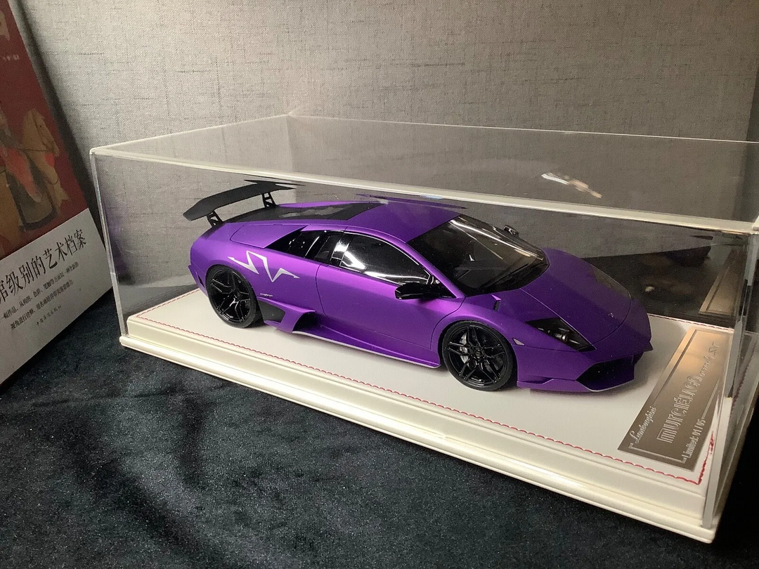 Lamborghini Murcielago LP670-4 SV (Matt Purple) [Davis & Giovanni] 1/18 scale