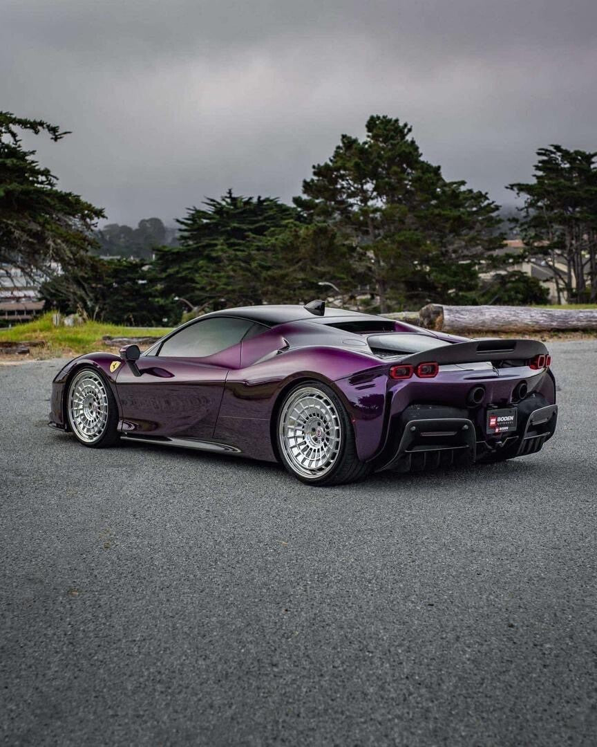 Ferrari SF90 Stradale NOVITEC (Metallic Purple) [Davis & Giovanni] 1:18 scale