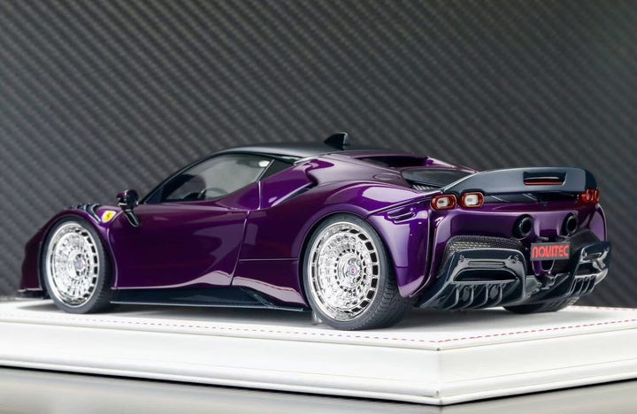 Ferrari SF90 Stradale NOVITEC (Metallic Purple) [Davis & Giovanni] 1:18 scale