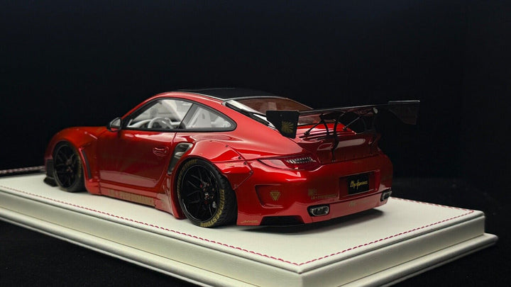 Porsche 997 Turbo LBWK (Metallic Red) [Davis & Giovanni] 1/18 scale - 1 OF 1