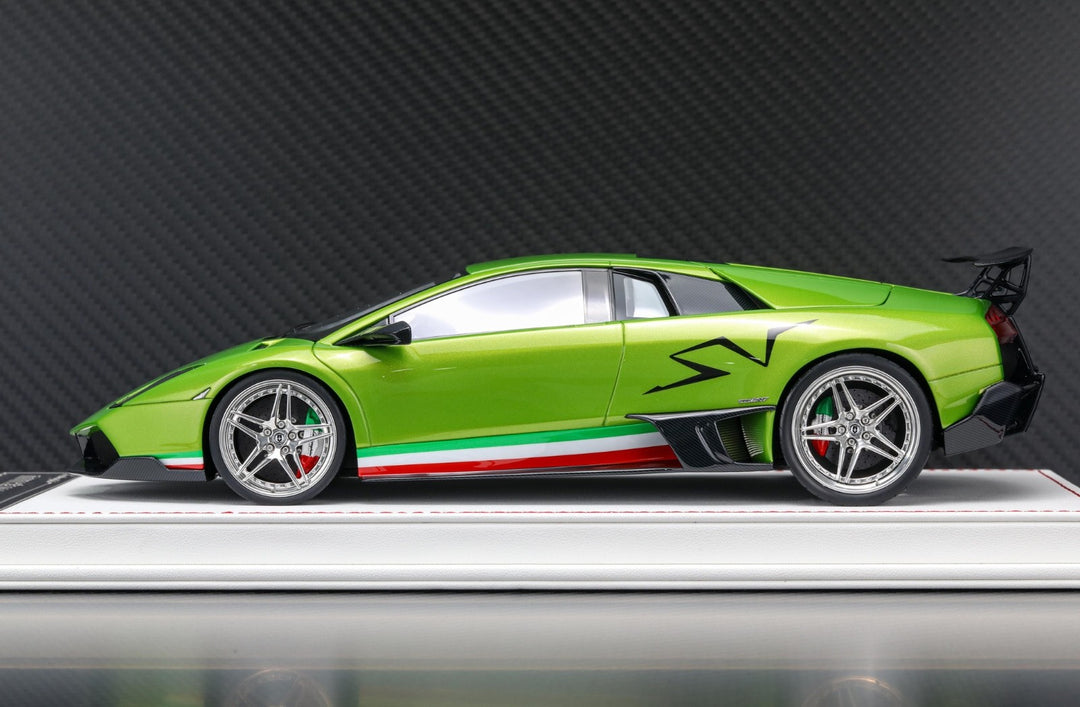 Lamborghini Murcielago SV (Green/ Italy Stripe) [Davis & Giovanni] 1:18 scale