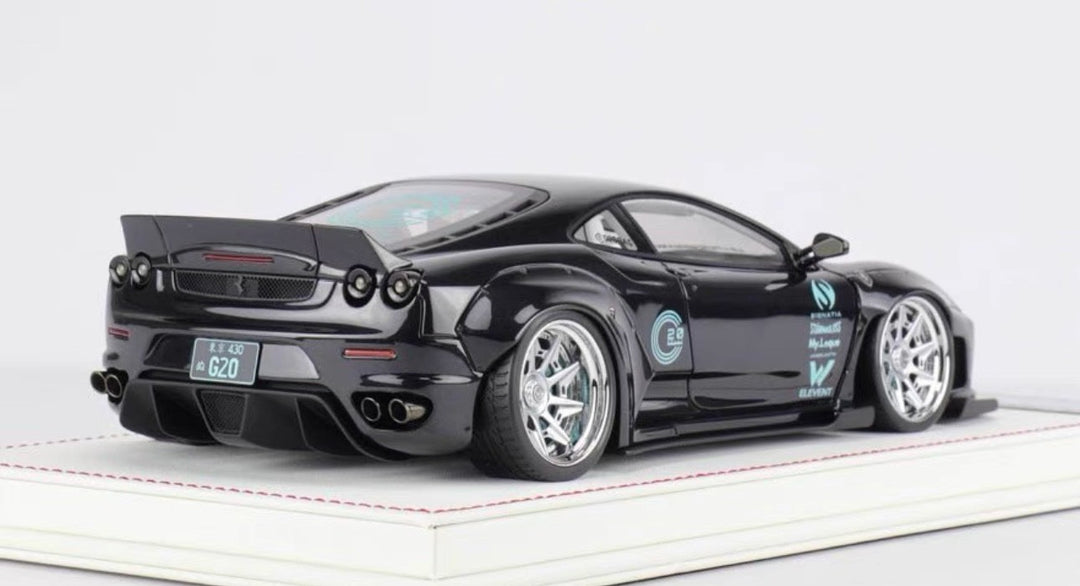 Ferrari F430 LBWK (Black) [Davis & Giovanni] 1/18 scale