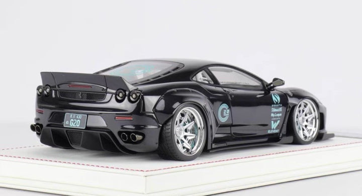 Ferrari F430 LBWK (Black) [Davis & Giovanni] 1/18 scale