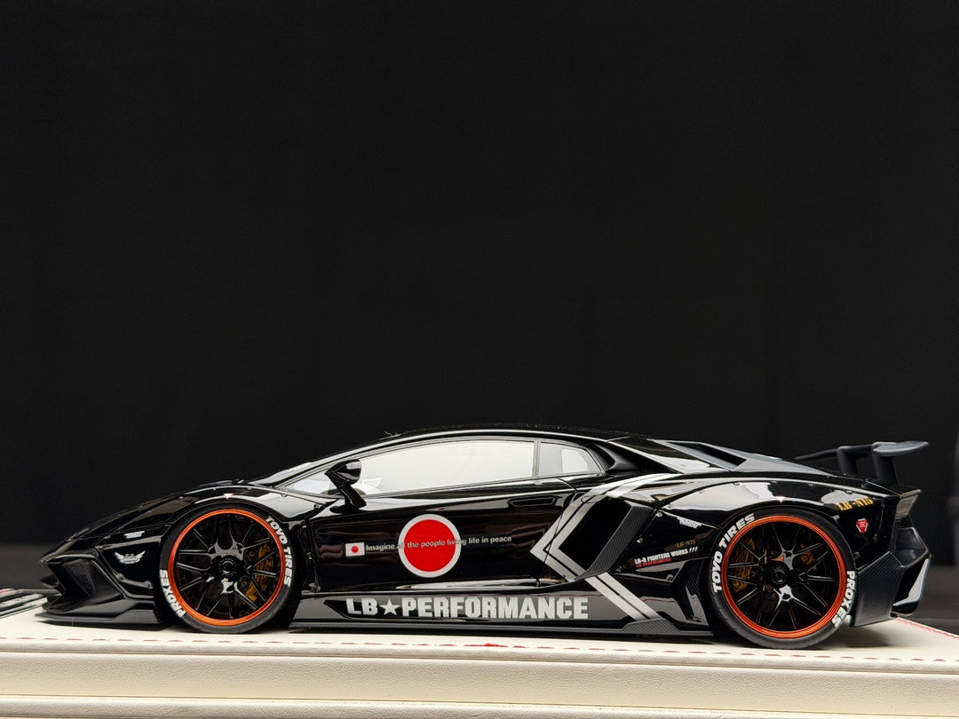 Lamborghini Aventador SV LBWK (Black Zero Fighter) [Davis & Giovanni] 1/18 scale
