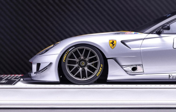 Ferrari 599XX EVO (Silver/Yellow 67, France) [Davis & Giovanni] 1/18 scale