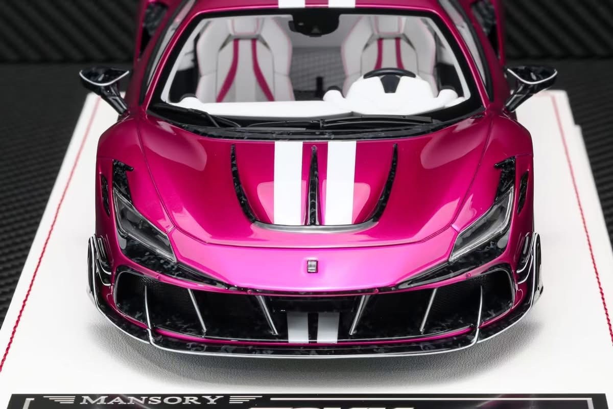 Ferrari F8XX Mansory (Metallic Electric Pink) [Davis & Giovanni] 1:18
