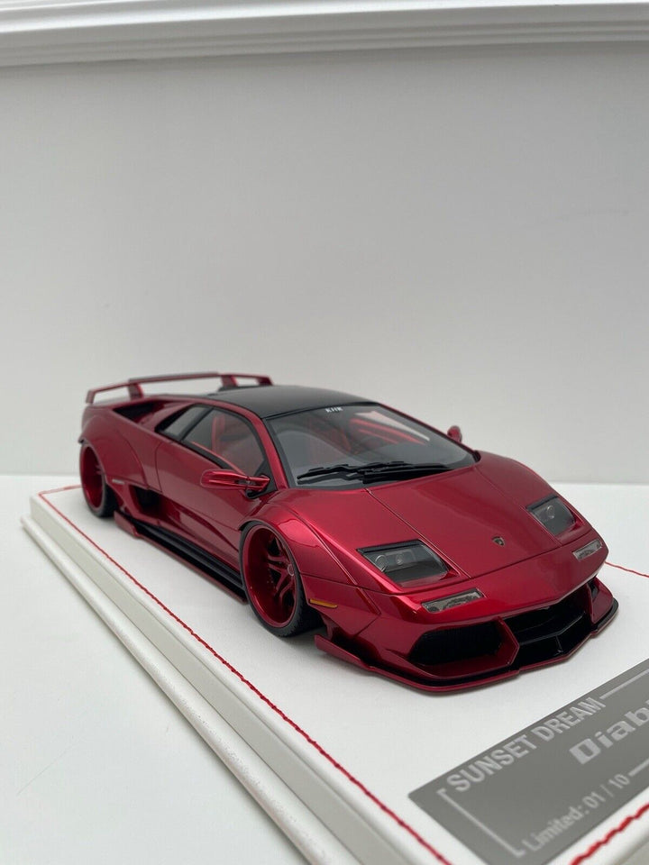 Lamborghini Diablo Sunset Dream 6.0  (Red Metallic) [Davis & Giovanni] 1/18
