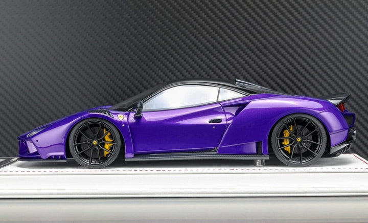 Ferrari F8 Tributo N-LARGO NOVITEC (Met Purple) [Davis & Giovanni] 1:18 scale