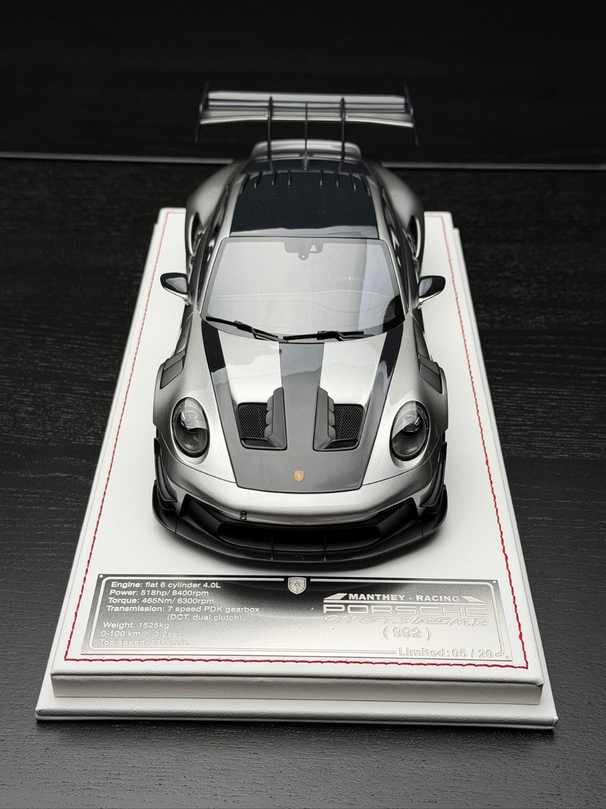 S*S様 1/18 ポルシェ911GT3 RS MR Porsche 911 GT3 RS MR (Silver) [Davis & Giovanni] 1:18 scale