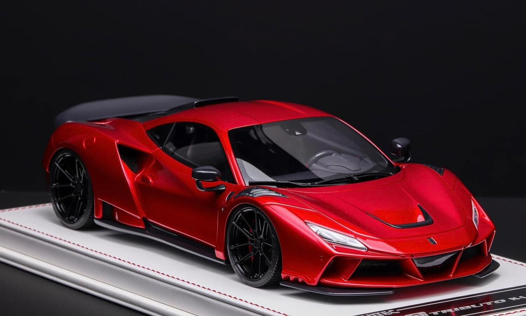 Ferrari F8 Tributo Nlargo (Candy Red) [Davis & Giovanni] 1/18 scale
