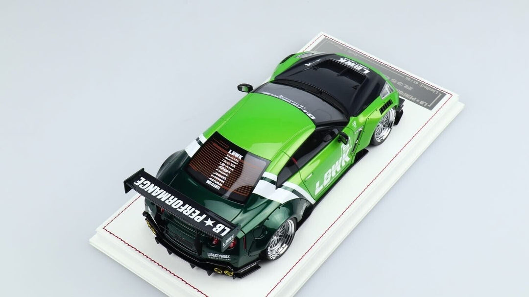 Nissan GTR R-35 Type 2 LBWK (Gloss Green) [Davis & Giovanni] 1/18 scale